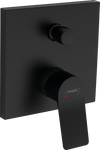 Hansgrohe Vivenis Single Lever Bath Mixer For Concealed Installation For Ibox Universal Matt Black