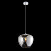 1xE27 Apple Small Glass Pendant Smoke