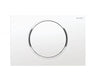 Sigma10 Actuator StoPolished Flush - Wh/Ch/Wh