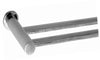 Saturn Double Rail 800mm - Brushed Stainless Steel