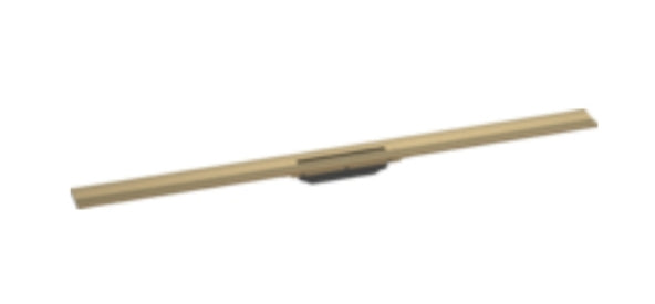 Hansgrohe Raindrain Flex Finish Set Shower Drain 1200 Cuttable For Wall Mounting Brushed Bronze
