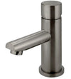 Round Pinless Basin Mixer Gun Metal