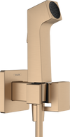 EcoSmart+E Bidette Hand Shower 1jet for Mixed Water with Shower Holder & Shower Hose Brushed Bronze