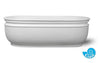 Aurora Freestanding Bath Euro Silk Matte 1708x835x550mm