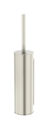 Meir Round Toilet Brush Holder - Brushed Nickel