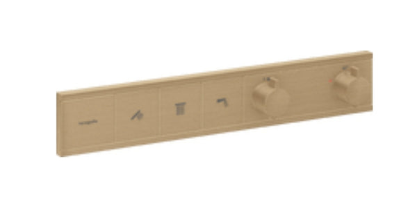 Hansgrohe Rainselect Thermostat For Concealed Installation For 3 Functions Brushed Bronze