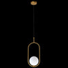 1xG9 Short Luna Gold PendantBulb Incl
