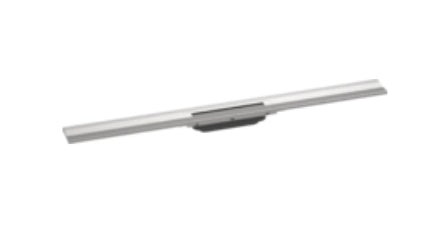 Hansgrohe Raindrain Flex Finish Set Shower Drain 900 Cuttable For Wall Mounting Brushed Black Chrome