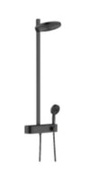 Hansgrohe Pulsify S Showerpipe 260 2Jet Ecosmart With Showertablet Select 400 Matt Black
