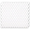 Penny Round White Matt (19mm diam) 315x294 (11 Sheet / m²)