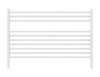 Classic K (1200) Straight White Left (690 X 1200 X 118)