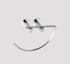 Slimline Open Ring Brushed Stainless Steel