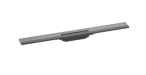 Hansgrohe Raindrain Flex Finish Set Shower Drain 800 Cuttable For Wall Mounting Brushed Black Chrome