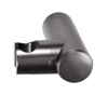 Round Wall Hook with screws Gunmetal