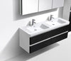 Milan 1500 Vanity Set 1500X480X500 Black