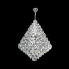 26xE14 Medium Diamond Crystal Chandelier