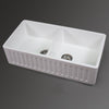 PG Double Sink Butler White Gloss Interior 890x455x230mm