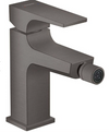 Metropol Bidet Mixer Brushed Black Chrome