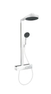 Hansgrohe Rainfinity Showerpipe 250 1Jet Ecosmart With Showertablet 350 Matt White