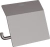 Hansgrohe Addstoris Toilet Paper Holder With Cover Brushed Black Chrome