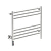 NATURAL 7 Bar 650mm Straight Heated Towel Rail with TDC Timer