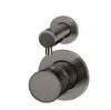 Round Pinless Diverter Mixer Gun Metal