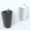 Pillar Freestanding Basin White 900x430x430mm
