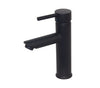 Moon Black Short Basin Mixer 90mm