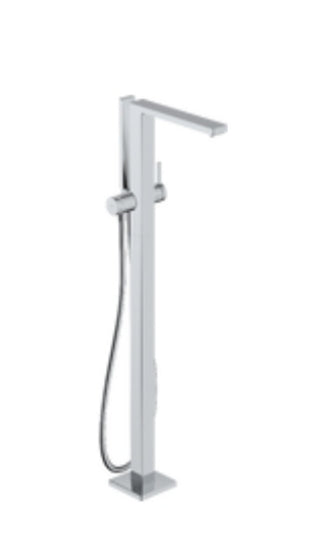 Hansgrohe Tecturis E Single Lever Bath Mixer Floor-Standing Chrome