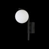 1xG9 Curved Wall LightBlack