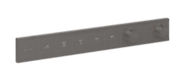 Hansgrohe Rainselect Thermostat For Concealed Installation For 5 Functions Brushed Black Chrome