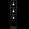 3xE27 Ringmaster Floor Lamp Black