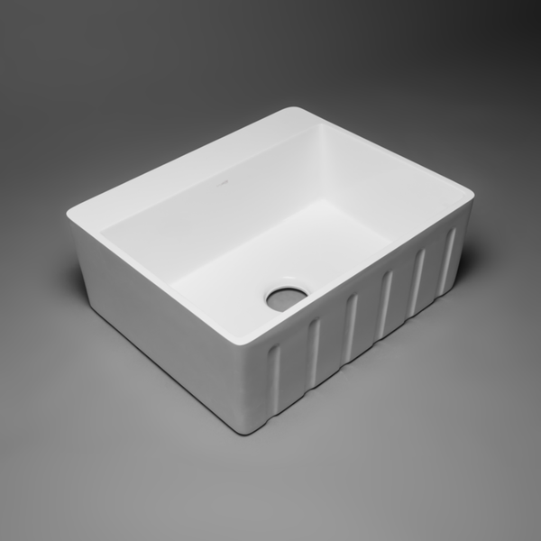 Butler Sink Fluted White - 625 x 525 x 240mm