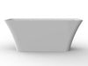 Aura Freestanding Bath Polished White 1600 X 750 X 580mm