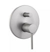 Bijiou Stylet Satin Nickel Bath/Shower U/Tile Mixer Divertor