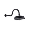 Bijiou Shower Rose Including Arm 200mm La Pucelle Black