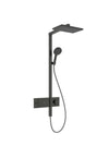 Raindance Alive Q Showerpipe 210/340 1 jet with ShowerSelect Comfort - Brushed Black Chrome
