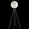 1xE27 LaserCut Metal Ball Floor LampWh