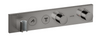 Thermostatic Module Select 460/90 for Concealed Installation for 2 Functions Polished Black Chrome