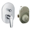Hansgrohe Logis E Single Lever Bath Mixer Set For Concealed Installation Chrome