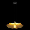 1xE27 Golden Flower Pendant 39cm