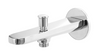 Round Bath Diverter Spout Chrome
