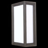 1xE27 DarkGrey Rectangular Bulkhead IP44