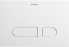 Actuator Plate DuraSystem A1 Dual Button for Toilet Plastic White