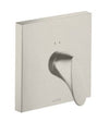 Axor Starck Organic Concealed Single Lever Manual Shower Mixer - Stainless Steel Optic