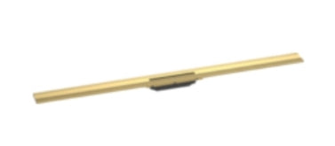 Hansgrohe Raindrain Flex Finish Set Shower Drain 1200 Cuttable For Wall Mounting Polished Gold Optic