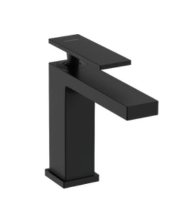 Hansgrohe Tecturis E Single Lever Basin Mixer 110 Coolstart Without Waste Set Matt Black