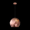 1xE27 Med LaserCut Metal Ball Pendant CO