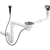 Hansgrohe D16-11 Automatic Waste And Overflow Set For Single Bowl Granite Chrome