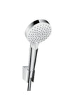 Hansgrohe Crometta Shower Holder Set 100 Vario Ecosmart With Shower Hose 125 Cm White/Chrome